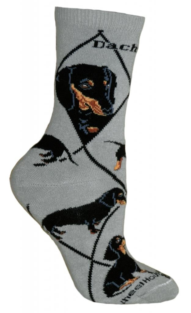 Casual Daschund Socks Cotton Dress Socks For Men Women