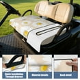 thumbnail image 4 of Flowers Decor 51 Inches by 31 Inches Golf Cart Seat Cover, Fit for Front Seats on Golf Carts Used in Resorts & Communities, 4 of 8