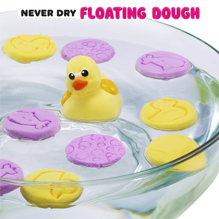 Wonder Factory Floating Dough Ducky Set, Never Dries Out, Gluten