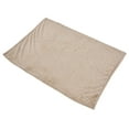 thumbnail image 4 of Flannel Throw Blanket Plush Fluffy Light Breathable Fine Workmanship Stylish Simple Soft BlanketKhaki, 4 of 14