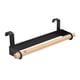 thumbnail image 1 of Toallero Estante de madera para toallas de baño Almacenamiento de cocina sobre el gabinete Barra de Tomshoo  Negro, 1 of 7