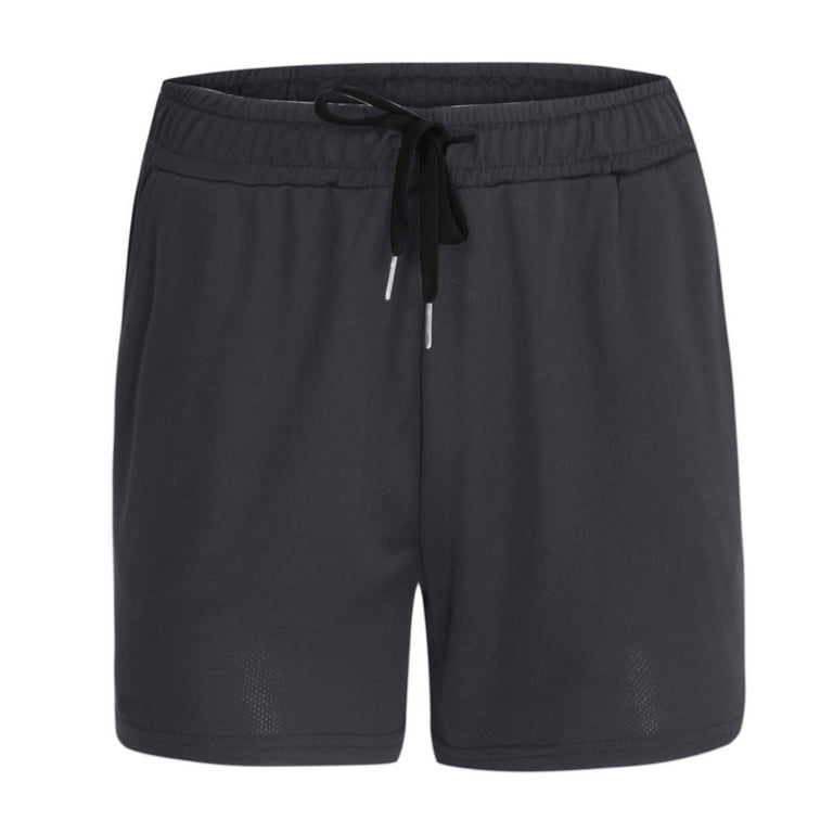 YWDJ Cute Athletic Shorts for Men Quick-drying Running Three-quarter Pants  Fitness Beach Sports Shorts Dark Gray XL 