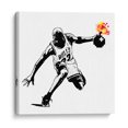 thumbnail image 1 of Cuadro decorativo - Jordan Bomb, David Aste 70x70 Canvas Lab Básquetbol, Blanco y negro, Deportes, Michael Jordan, 1 of 2