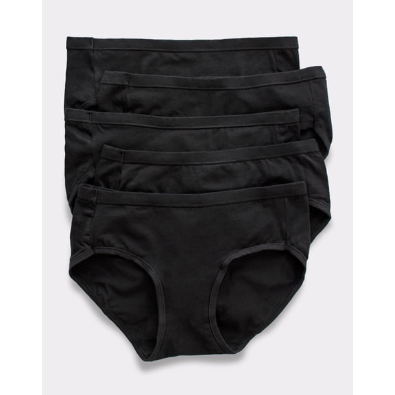 Hanes Ultimate Women’s Hipster Underwear 5-Pack ComfortSoft Wicking Soft Stretchy