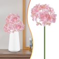 thumbnail image 2 of Hydrangea Artificial Flowers, Dienrx Faux Hydrangea Flower swith Stems with Stems, Realistic Silk Fake Flowers for Wedding Living Room Garden Decor, 2 of 9
