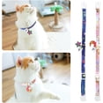 thumbnail image 5 of 2 collares para gatos ajustables con hebillas de liberación rápida (luna rosa y estrellas azules de 8 a 16 cm), collares para gatos desmontables con cascabeles, lindos collares para gatos con luna y, 5 of 5