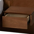 thumbnail image 6 of Baxton Studio Graham Ash Wood Queen Platform Storage Bed with Nightstands, 6 of 11