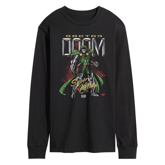 Fantastic Four - Doctor Doom Super Villain - Men's Long Sleeve Graphic T-Shirt