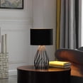 thumbnail image 2 of 18â€ Asymmetric Black Cage Metal Table Lamp, 2 of 4