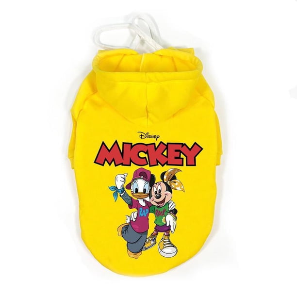Otoño Disney ropa para perro mascota cordón perro sudaderas con capucha Mickey invierno cálido cachorro pequeño mediano perros sudadera francés Chihuahua Pug Tan Jianjun unisex