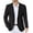 Black, variant on COOFANDY Men's Knit Blazer Business Dress Suit Jacket Slim Fit Stretch Sport Coat