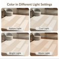 thumbnail image 7 of ODIKA 4'x6' Beige Plaster Geometric Modern Artistry Washable Area Rug Abstract Shapes with Contemporary Flair Pet Friendly, Non-Shedding for Bedroom, Reading Nook, 7 of 7