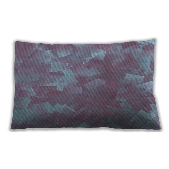 Ahgly Company Outdoor Rectangular Contemporary Lumbar Throw Pillow, 13 inch by 19 inch