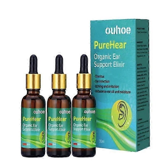 3pcs Ear Drops Antibacterial Liquid Ear Canal Cleaning Liquid Cochlear Care Ear Itching Ear Pain Ear Washing Water Ear Oil Cleaning
