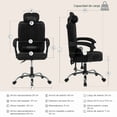 thumbnail image 3 of Silla De Oficina Titano Ergonomica Color Negro, 3 of 8