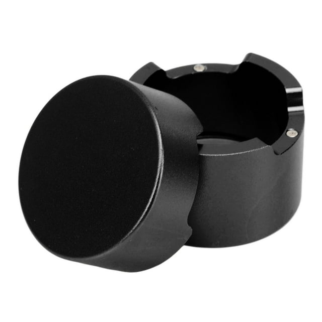 Boîte à Craie de Billard en Alliage d'Aluminium Ronde, Boîte à Craie de Queue Portable avec Taille Compacte, Support de Craie de Queue de Piscine Ronde, Matériau Durable et Couvercle Propre pour Accessoire de Sport de Queue de Piscine