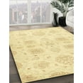 thumbnail image 3 of Ahgly Company Machine Washable Indoor Rectangle Abstract Sun Yellow Area Rugs, 5' x 7', 3 of 7