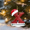 thumbnail image 6 of Cheapark 26 Letter Christmas Tree Pendants - Personalized Ornaments for Hanging on Xmas Tree, Festive Decor for Christmas Holiday Home Setup, 6 of 6
