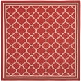 thumbnail image 1 of Safavieh Courtyard Red Indoor Outdoor Rug, Square 5'3', 1 of 5