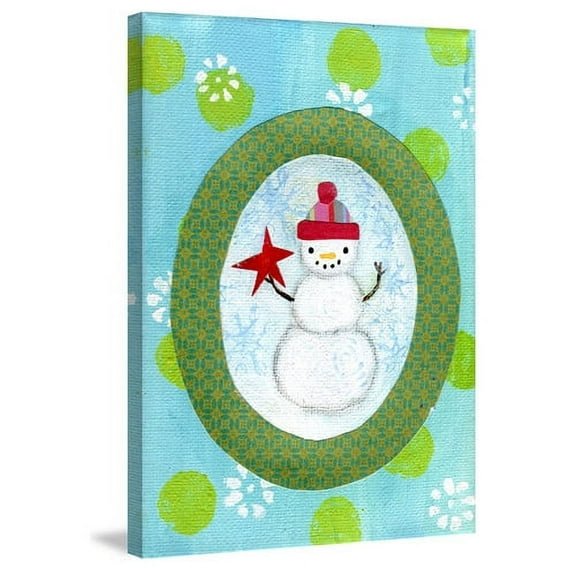 Marmont Hill "Red Star" by Jill Lambert Painting Print on Wrapped Canvas