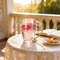 thumbnail image 6 of 4.7x3.5 Inch Rose Enamel Glass Mug, Lead Free Tea Cup With Matching Spoon, Premier Gift for Mom's Day Birthday, Multicolor, 6 of 7