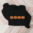 thumbnail image 3 of Women's Pumpkin Jack O' Lantern Halloween Sweatshirt, 3 of 5