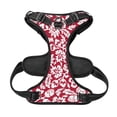 thumbnail image 5 of Bingfone Red Flowers No Pull Dog Vest Harness For Small Medium Large Dogs Strap For Puppy Walking,Training,Dog Harness-Medium, 5 of 9