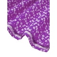 thumbnail image 6 of Gomelly Women Slip Dress Floral Print Summer Beach Sundress Basic Short Mini Dresses Ladies Kaftan Party Sleeveless Purple XL, 6 of 9