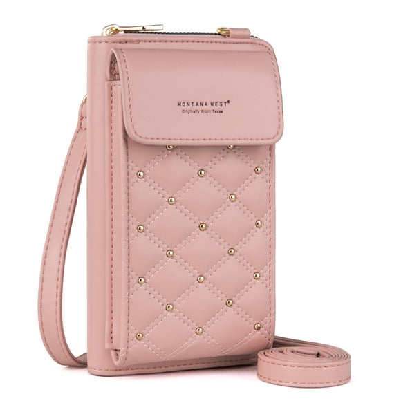 Monedero bandolera Montana West MWC-110PK para mujer