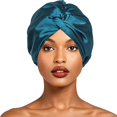 thumbnail image 3 of Miaoju Silk Bonnet, Double-Layered Hair Bonnet for Sleeping Women, Silk Turban, Night Sleep Hair Wrap, 3 of 5