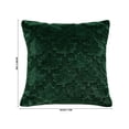 thumbnail image 3 of SLYNSHome Fall Throw Pillow with Insert,Green Embossed Maple Leaf 45x45 cm Soft Plush Cushion, Autumn Decorative Pillow for Sofa Couch Living Room Thanksgiving Home Decor, 3 of 7