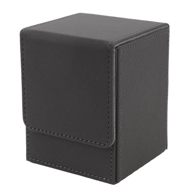 Frefgikty 1 boîte de rangement magnétique pour cartes à chargement latéral, noir + gris Frefgikty 1 boîte de rangement magnétique pour cartes à chargement latéral, noir + gris