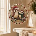 thumbnail image 3 of Clearance! Christmas Pearl Diamond Art Hanging Ornament Kit, Christmas Pearls Beads Art Craft, DIY Christmas Pearls Painting Kit for Home Wall Decor, Owls, 3 of 8