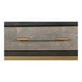 thumbnail image 6 of Moe's Home Mako Solid Oak Console Table in Gray, 6 of 7