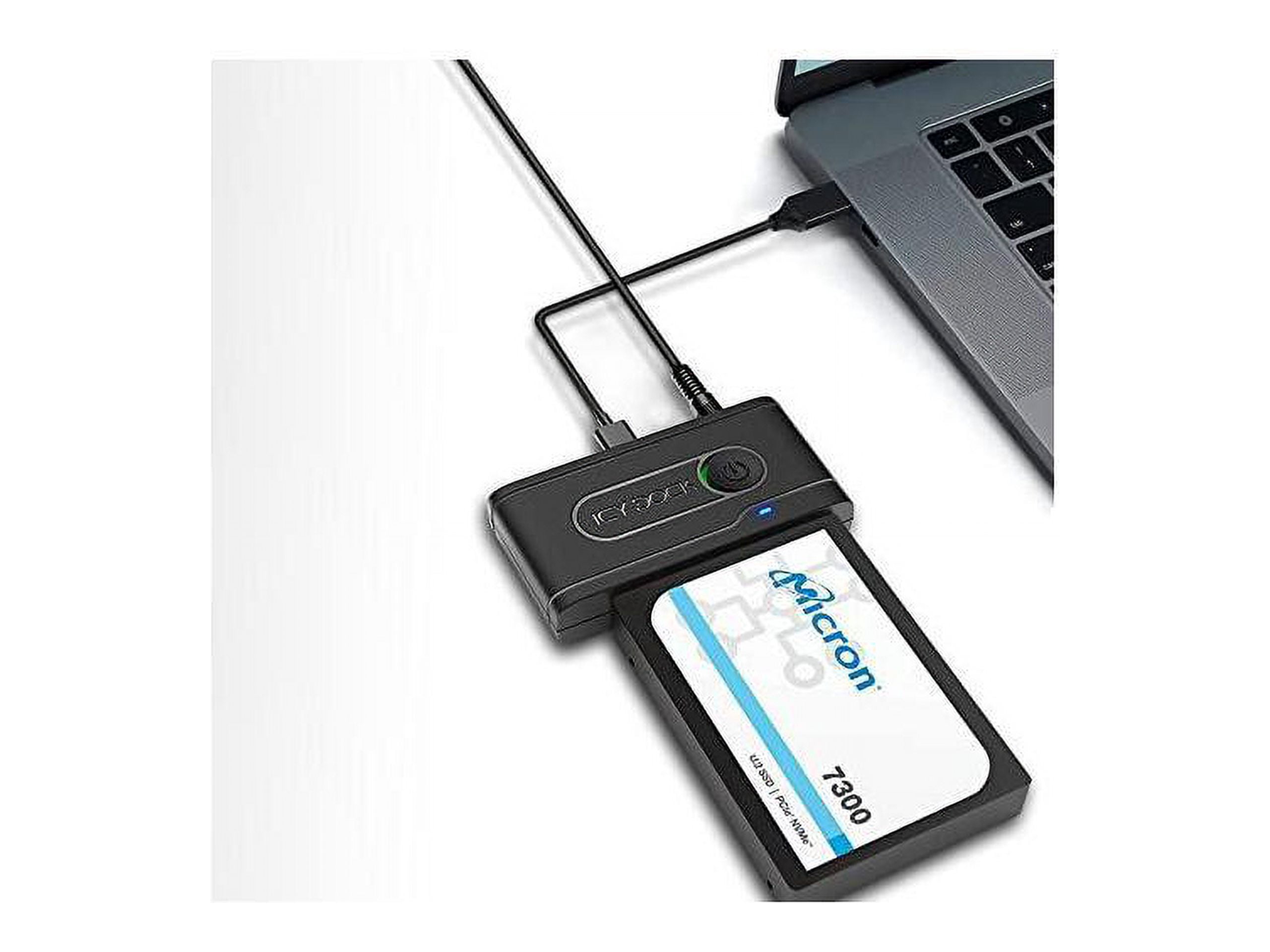 Icy Dock MB931U1VBR1 EZ-Adapter Ex USB-C/A Gen 2 U.2 NVMe SSD Enclosure