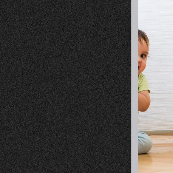 Window Film Anti Glance Blackout Window Electrostatic Opaque Window Film for Glass Window View Window Office Home Bathroom Bedroom Kitchen