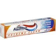 Aquafresh Extreme Clean Deep Action Fluoride Toothpaste Mint Zext