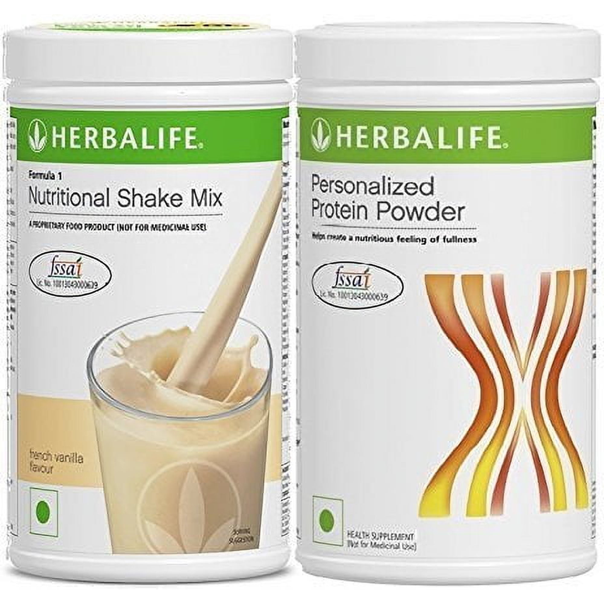 Herblife Nutrition Shake Mix - French Vanilla With Personalized Protein Powder 400g For Weight Management - Free Shipping Included