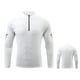 thumbnail image 1 of pstuiky camisa de manga larga para hombre, Camiseta deportiva ligera y transpirable de color sólido con cremallera y cuello alto de manga larga para hombre top de hombre xl, 1 of 3