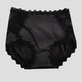 thumbnail image 2 of yillto Womens Lace Panties Full Coverage High Waist Briefs Lightweight Breathable Comfy Underpants, 2 of 3