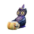 thumbnail image 2 of BallsFHK Owl Resin Crafts Ornaments Creative Halloween Easter Pumpkin Decorations, 2 of 5