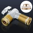 thumbnail image 3 of Brass 1/2 inch angle valve faucet with gasket and water stop valve, 3 of 6
