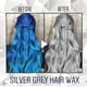 thumbnail image 2 of Silver Gray Hair Color Wax, Temporary Hair Styling Wax for Men and Women, 2 of 3