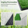 thumbnail image 4 of Immere 30 Inch Grass Puppy Pee Pad for Dogs and Small Pets Reusable 3-Layer Training Potty Pad with Tray, Pet Toilet for Dog Housebreaking Supplies, Green, 4 of 7