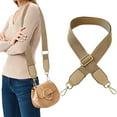 thumbnail image 3 of Becaristey Simple Bag Strap Replacement Exquisite Craft And High-end Texture No Loose Thread Shoulder Bag Strap Khaki, 3 of 6