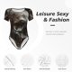 thumbnail image 4 of Balery Realistic Rose Skull Body de cuello redondo de manga corta para mujer Tops de manga corta Tops básicos-X-Large, 4 of 7