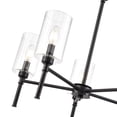 thumbnail image 3 of Millennium Lighting 9915 Chastine 5 Light 24" Wide Chandelier - Black, 3 of 7