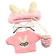 thumbnail image 1 of Ropa y accesorios para muñecas, conjuntos, juguetes de simulación, ropa para animales de peluche Rosa, 1 of 9