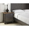 thumbnail image 6 of Home Square Two Drawer Wood Nightstand Set in Honey Brown (Set of 2), 6 of 11