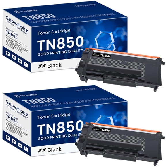 Tn-850 Tn850 Toner 2 Pack Compatible Tn850 Cartucho De Tóner Negro De Alto Rendimiento De Repuesto Para Brother Tn-850 Mfc-L5850Dw Mfc-L5700Dw Mfc-L5900Dw Mfc-L6900Dw Mfc-L6800Dw Toner.
